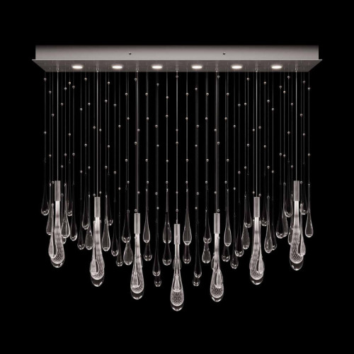 Rain 51"W Rectangular Pendant