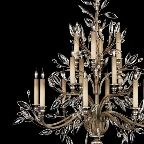 Crystal Laurel 45" Round Chandelier