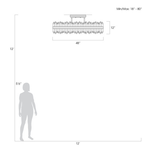 Lior 48" Rectangular Pendant