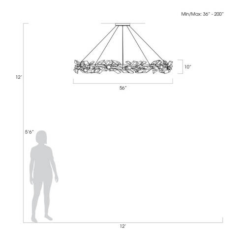 Foret 71 " W Round Pendant