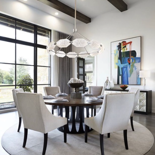 Allison Paladino 48.5"W Round Pendant