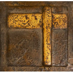Bronze with Gold Leaf Highlights 