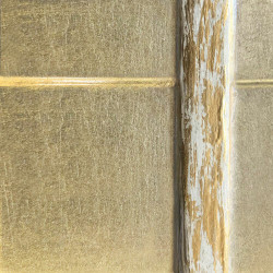 Gold Leaf with White and Gold Details 