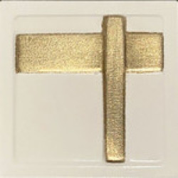 Standard Soft Gold Leaf/White Lacquer 