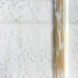 White Gesso with White and Gold Details 