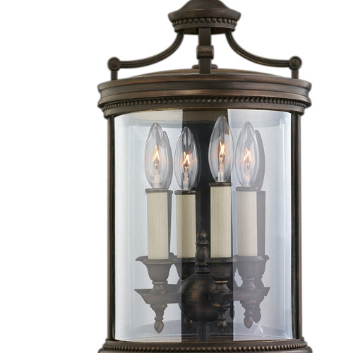 Louvre 28" H Outdoor Adjustable Pier/Post Mount