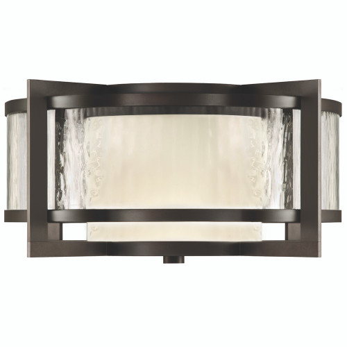 Singapore Moderne 20" W Flush Mount