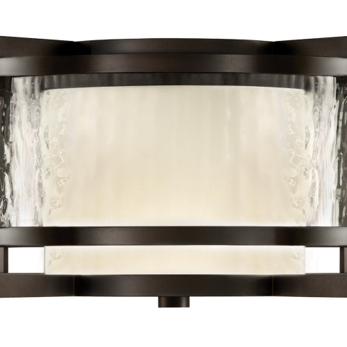 Singapore Moderne 20" W Flush Mount