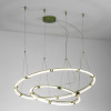 Endless Green Matte Metal Chandelier