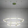 Endless Green Matte Metal Chandelier