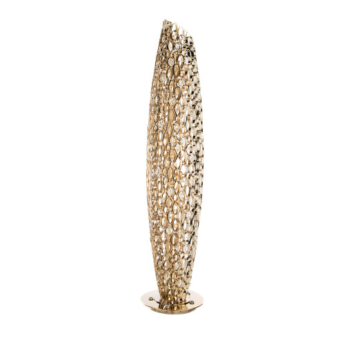 Chrysalis Light Gold Floor Lamp