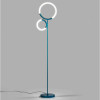 Loop Blue Matte Metal Floor Lamp