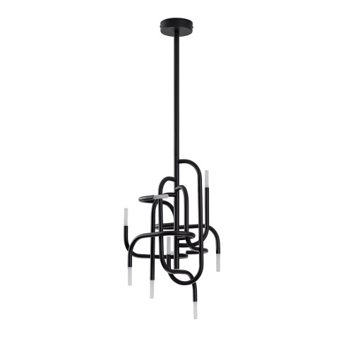 Mangrove Black Metal Chandelier