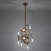 Mangrove Bronze Brushed Chandelier