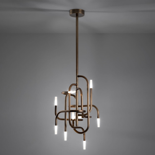 Mangrove Bronze Brushed Chandelier