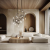Mangrove Bronze Brushed Chandelier