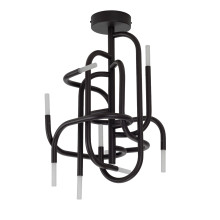 Mangrove Colombia Black Metal Ceiling Lamp