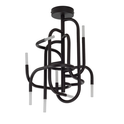 Mangrove Colombia Black Metal Ceiling Lamp