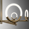 Loop Bronze Matte Metal Chandelier