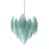 Paradise Aquamarine Glass Chandelier