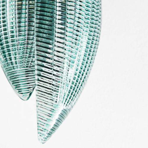 Paradise Aquamarine Glass Chandelier