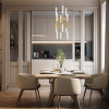 Eklé Gold and Bronze Chandelier