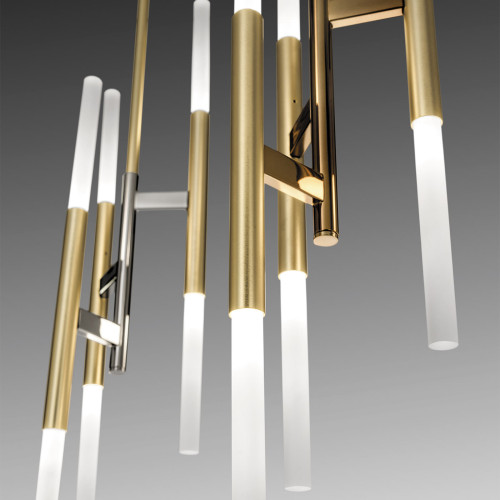 Eklé Gold and Bronze Chandelier