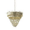 Groovy Gold Chandelier