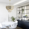 Groovy Gold Chandelier