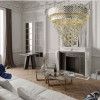 Groovy Gold Chandelier