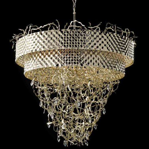 Groovy Gold Chandelier