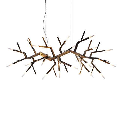 Acropora Antique Light Gold Chandelier