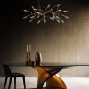 Acropora Antique Light Gold Chandelier