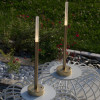 Eklé Brushed Gold Portable Lamp