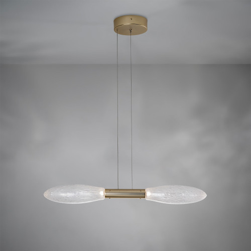 Miox Glass Gold Pendant Lamp