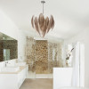 Paradise Glass Bronze Chandelier