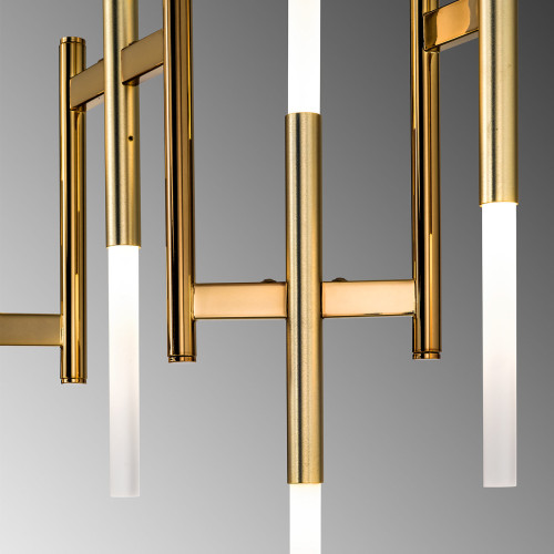 Ekle Brushed Gold Metal and Pure Steel Ceiling Lamp
