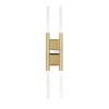 Ekle Brushed Gold Wall Light Sconce