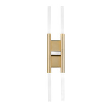 Ekle Brushed Gold Wall Light Sconce