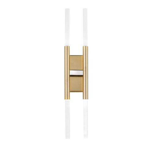 Ekle Brushed Gold Wall Light Sconce