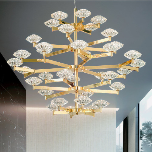 Cognac Chandelier