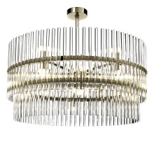 Glass Cylinders 24-Light Chandelier