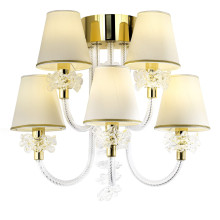 Glass Flower 5-Light Wall Lamp