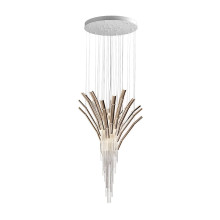 Bamboo Cascade Chandelier