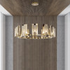 Carrara Marble Round 12-Light Chandelier