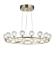 Crystal Spheres Chandelier