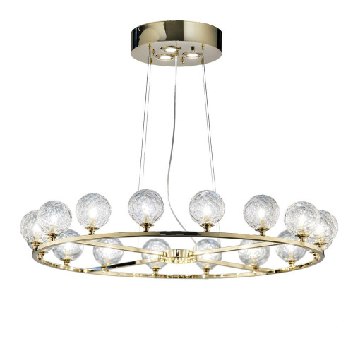 Crystal Spheres Chandelier