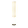 Cylindra Brown Brass Floor Lamp