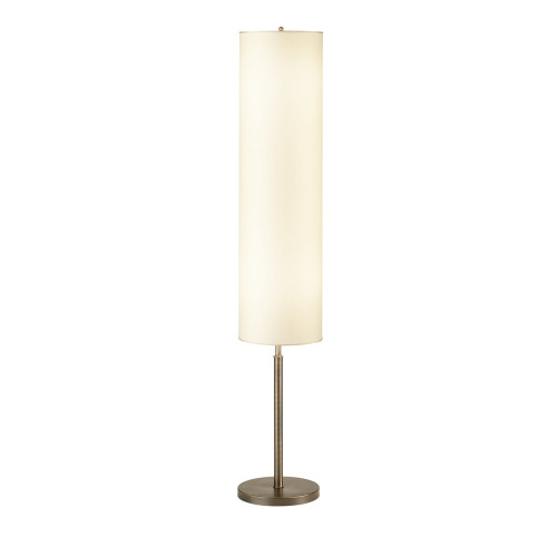 Cylindra Brown Brass Floor Lamp