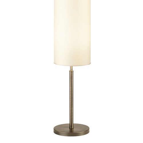 Cylindra Brown Brass Floor Lamp